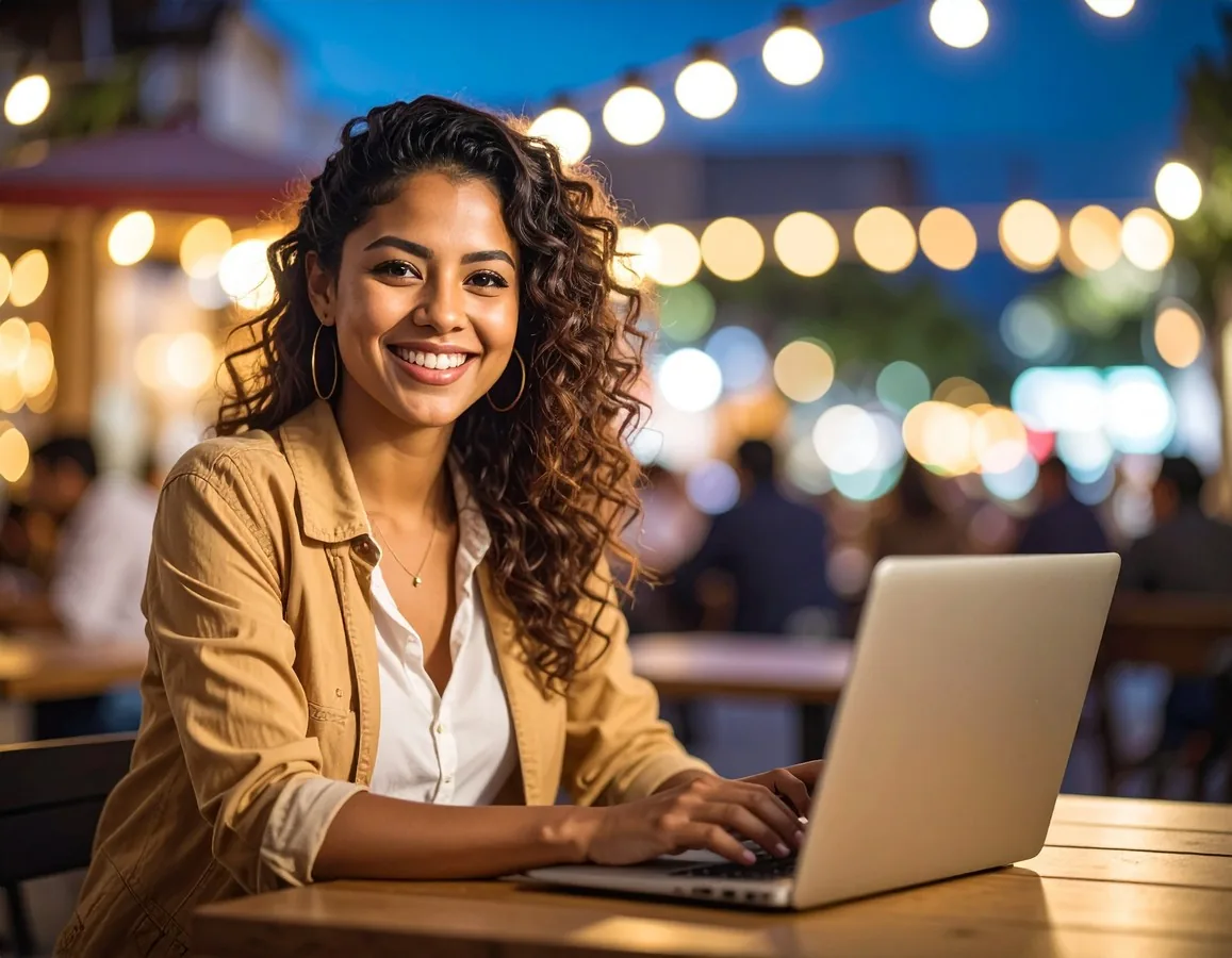 Profesional independiente con su computador